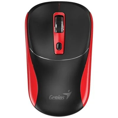 MOUSE Genius "NX-7123”, wireless, 2.4G, BlueEye, 1200 dpi, butoane/scroll 3/1, rosu, AAx1, "31030043402"