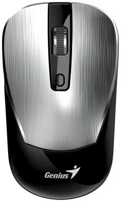 MOUSE Genius "NX-7125”, PC sau NB, wireless, 2.4G, BlueEye, 1200 dpi, butoane/scroll 3/1, argintiu, "31030044402"
