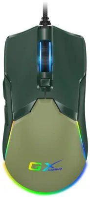 MOUSE Genius "Scorpion M700", gaming, cu fir USB-A, optic, 200 - 7200 dpi, butoane/scroll 6/1, iluminare RGB, verde, "31040009401" 4710268262886