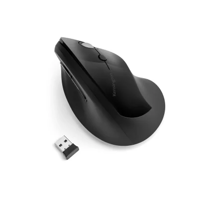 Mouse KENSINGTON vertical ProFit, conexiune wireless, dimensiune mare, negru