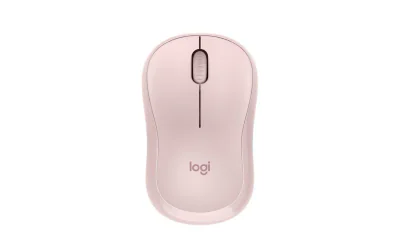 Mouse Logitech MK240 Silent Wireless, optic, interfata Bluetooth, rezolutie 1000 DPI, rose
