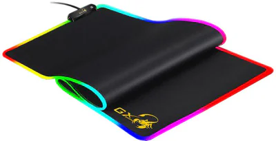 Mouse PAD GENIUS, "GX-Pad 800S RGB", gaming, cu led, cauciuc si material textil, 800 x 300 x 3 mm, negru, iluminat RGB, "31250003400"