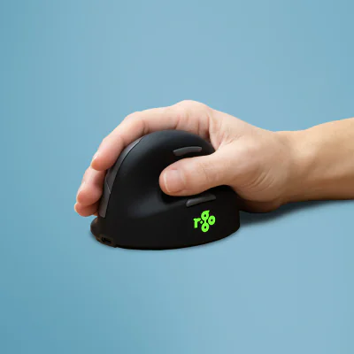 Mouse R-GO TOOLS RGOHEWL, Bluetooth, 2400 DPI, Bluetooth 5.0, Black