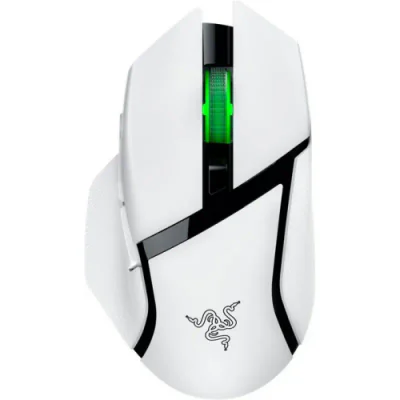Mouse Gaming Wireless Razer Basilisk V3 X HyperSpeed, 18000 dpi, Alb