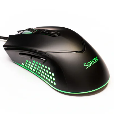 MOUSE USB OPTICAL/BLACK SPGM-ALIEN-PRO SPACER
