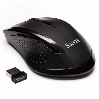 Mouse SPACER Mouse Wireless SPACER SPMO-W02, wireless 2.4 GHz, 1600 DPI, 6 butoane