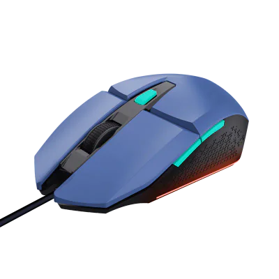 Mouse Trust GXT110W Felox cu fir 400 DPI, albastru