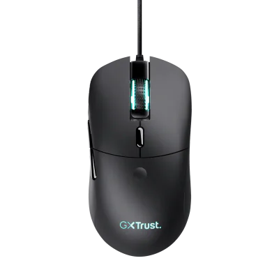 Mouse Trust GXT981 Redex cu fir, USB 2.0, 10000 DPI, negru