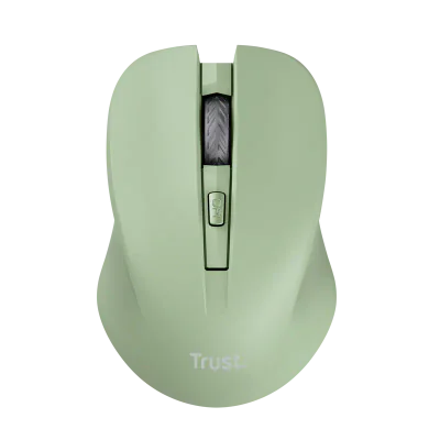 Mouse Trust Mydo Wireless, rezolutie 1800 DPI, 4 butoane, durata de viata baterie 6 luni, verde