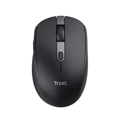 Mouse Trust Ozaa compact, rezolutie maxima 3200 DPI, interfata USB-A, USB-C, negru