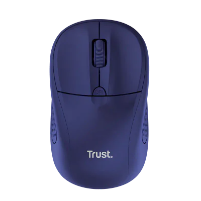 Mouse Trust Wireless optic, rezolutie 1600 DPI, albastru