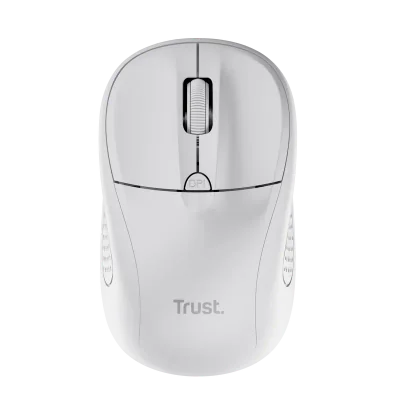 Mouse Trust Wireless Optical rezolutie maxima 1600 DPI, 4 butoane, 2 baterii tip AAA, alb
