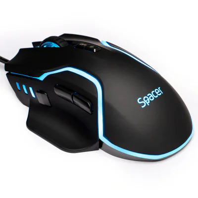 MOUSE USB OPTICAL/BLACK SPGM-ALIEN-RACE SPACER