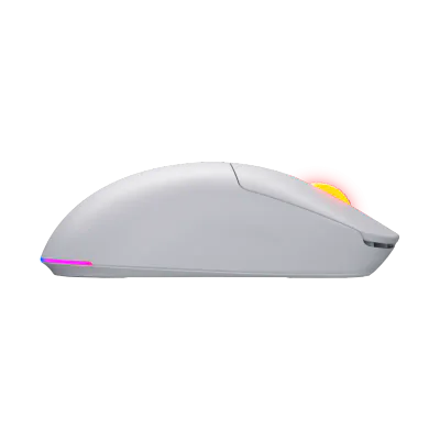 Mouse wireless Hator Quasar 3, conectivitate 2.4GHz, bluetooth si USB, polling rate pana la 1000Hz, rezolutie maxima 12000 DPI, capacitate baterie 600 mAh, durata de viata baterie in modul wireless pana la 100 ore, timp incarcare 2 ore, switch HATOR®
