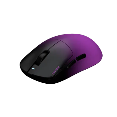 Mouse wireless Hator Quasar 3 ULTIMA 8K, senzor PixArt PAW3950, switch HATOR® Optical 100M, conectivitate 2.4GHz, bluetooth si USB, polling rate pana la 8000Hz, rezolutie maxima 30000 DPI, capacitate baterie 300 mAh, durata de viata baterie in modul 