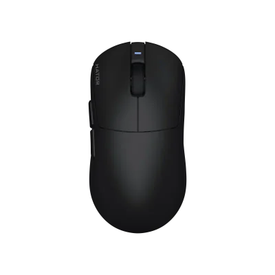 Mouse wireless Hator Quasar 3S ULTIMA 8K, senzor PixArt PAW3950, switch HATOR® Optical 100M, conectivitate 2.4GHz, bluetooth si USB, polling rate pana la 8000Hz, rezolutie maxima 30000 DPI, capacitate baterie 300 mAh, durata de viata baterie in modul