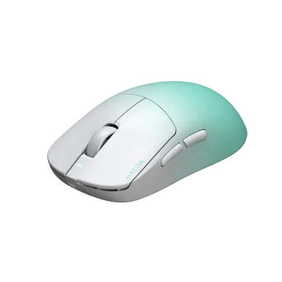 Mouse wireless Hator Quasar 3S ULTIMA 8K, senzor PixArt PAW3950, switch HATOR® Optical 100M, conectivitate 2.4GHz, bluetooth si USB, polling rate pana la 8000Hz, rezolutie maxima 30000 DPI, capacitate baterie 300 mAh, durata de viata baterie in modul
