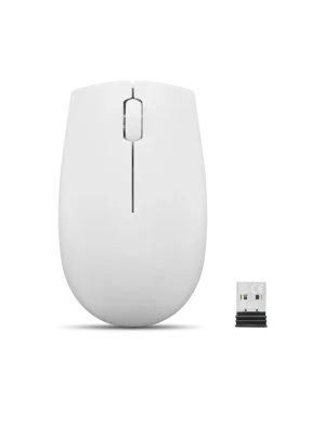 Mouse wireless Lenovo 300, Cloud Grey, Rezolutie (dpi): 1000 dpi, Butoane/rotite: 3, Interfata mouse: Wireless, Tehnologie: Wireless, Interfata receiver: dongle USB 2.4GHz, Dimensiune (mm): 97.91 x 57.99 x 32.53 mm, Greutate: 52g