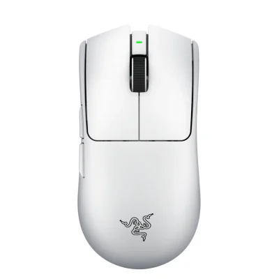 Mouse wireless Razer Viper V4 Pro, Razer™ Focus Pro 50K Optical Sensor Gen-3, durata de viata baterie pana la 180 ore, switch Razer™ Optical Mouse Switches Gen-4, alb