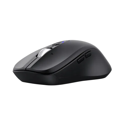 Mouse wireless Trust Ferro Hyperscroll, material ABS, interfata USB-A, rezolutie maxima 3200 DPI, negru