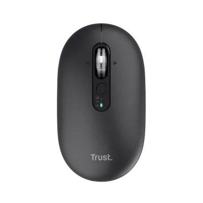 Mouse Wireless Trust Seron Slim Multi, 3200 dpi, Negru