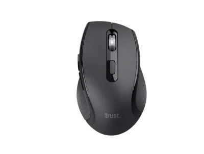 Mouse wireless Trust Sura, senzor optic, rezolutie maxima 1600 DPI, negru