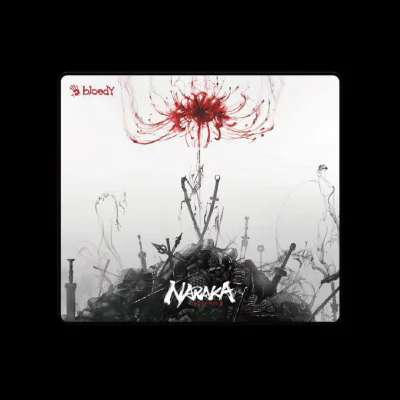 MousePAD A4TECH - gaming, "Bloody co-branded Naraka", cauciuc si material textil, 450 x 400 x 3 mm, imagine, "BP-45"