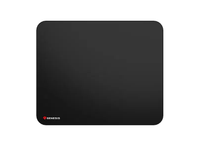 Mousepad Genesis Carbon 500 L Logo, material cauciuc + material textil, impermeabil, dimensiuni 400 x 330 x 2.5 mm, negru