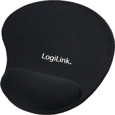 MousePAD LOGILINK, cauciuc si gel, 300 x 220 x 3 mm, negru, "ID0027"