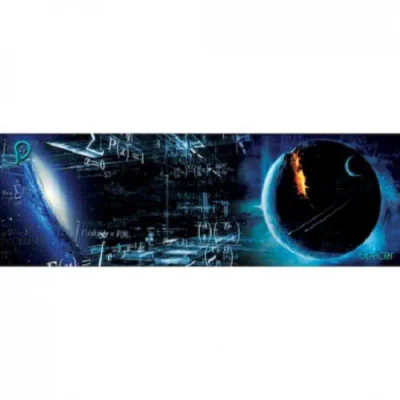 Mousepad Spacer gaming, cauciuc si material textil, 900 x 300 x 3 mm, imagine