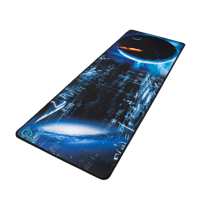 Mousepad Spacer gaming, cauciuc si material textil, 900 x 300 x 3 mm, imagine