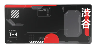 Mousepad Trust GXT 759 XXL, suprafata moale, dimensiuni 900 x 400 x 3mm, negru