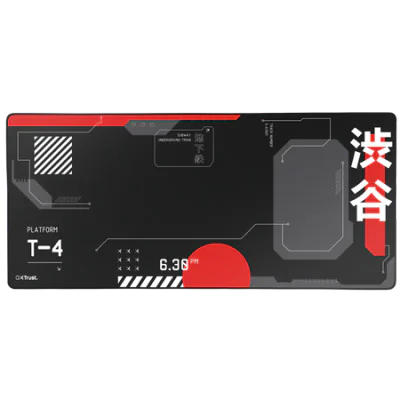 Mousepad Trust GXT 759 XXL, suprafata moale, dimensiuni 900 x 400 x 3mm, negru