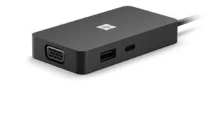 MS Surface USB-C Travel Hub COMM DA/FI/NO/SV Hdwr Black