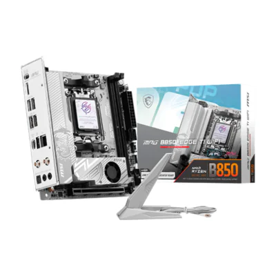 MSI B850I EDGE TI WIFI, AMD, Socket AM5, AMD Ryzen 7000 Series, AMD Ryzen 8000 Series, AMD Ryzen 9000 Series, Socket AM5, DDR5-SDRAM, 128 GB