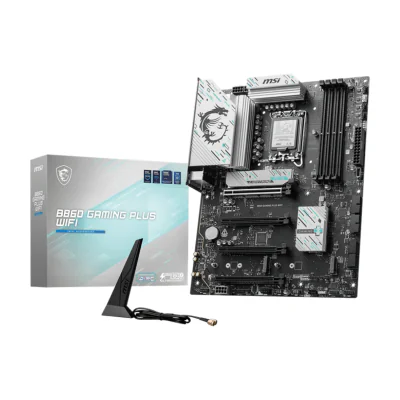 MSI B860 GAMING PLUS WIFI, Intel, LGA 1851 (Socket V1), Intel Core Ultra (Series 2), LGA 1851, 256 GB, DDR5-SDRAM