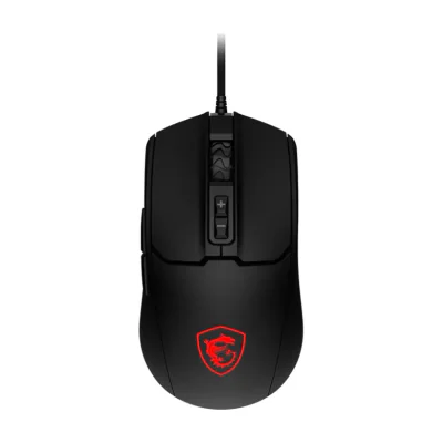 MSI FORGE GM100, Ambidextrous, Optical, USB Type-A, 6400 DPI, Black