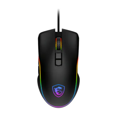 MSI FORGE GM300, Ambidextrous, Optical, USB Type-A, 7200 DPI, Black