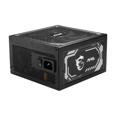 MSI MAG A1000GL PCIE5, 1000 W, 100 - 240 V, 50/60 Hz, Active, 120 W, 999.6 W
