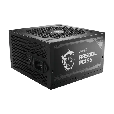 MSI MAG A850GL PCIE5, 850 W, 100 - 240 V, 47 - 63 Hz, 8 A, 4 A, Active