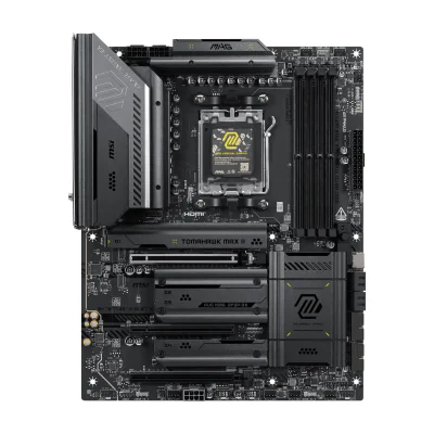 MSI MAG B850 TOMAHAWK MAX WIFI II, AMD, Socket AM5, AMD Ryzen 7000 Series, AMD Ryzen 8000 Series, AMD Ryzen 9000 Series, Socket AM5, DDR5-SDRAM, 256 GB