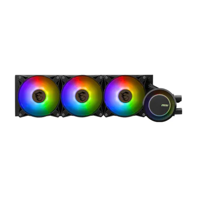 MSI MAG CORELIQUID E360, All-in-one liquid cooler, 12 cm, Black