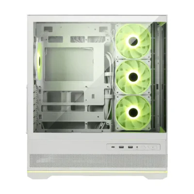 MSI MAG PANO 110R PZ WHITE, Midi Tower, PC, White, ATX, micro ATX, Mini-ATX, Tempered glass, Gaming