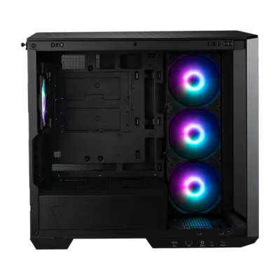 MSI MAG PANO M100R PZ, Micro Tower, PC, Black, ATX, micro ATX, Metal, Gaming