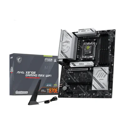 MSI MAG X870E GAMING MAX WIFI, AMD, Socket AM5, AMD Ryzen 7000 Series, AMD Ryzen 8000 Series, AMD Ryzen 9000 Series, Socket AM5, 256 GB, DDR5-SDRAM