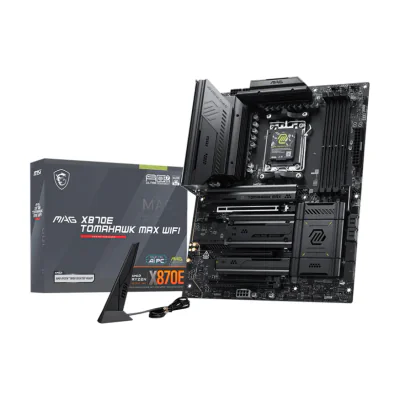 MSI MAG X870E TOMAHAWK MAX WIFI, AMD, Socket AM5, AMD Ryzen 7000 Series, AMD Ryzen 8000 Series, AMD Ryzen 9000 Series, Socket AM5, DDR5-SDRAM, 256 GB