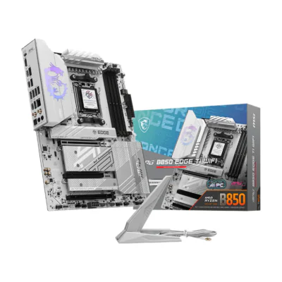 MSI MPG B850 EDGE TI WIFI, AMD, Socket AM5, AMD Ryzen 7000 Series, AMD Ryzen 8000 Series, AMD Ryzen 9000 Series, Socket AM5, 256 GB, DDR5-SDRAM