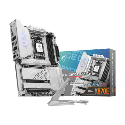 MSI MPG X870E EDGE TI WIFI, AMD, Socket AM5, AMD Ryzen 7000 Series, AMD Ryzen 8000 Series, AMD Ryzen 9000 Series, Socket AM5, 256 GB, DDR5-SDRAM