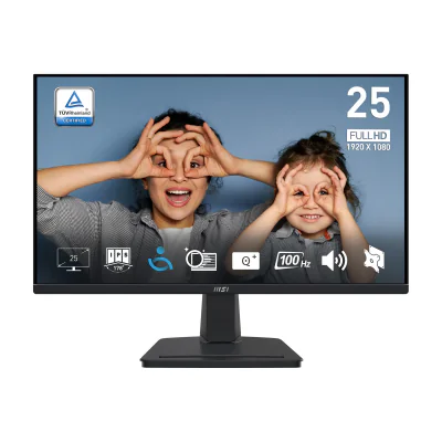 MSI Pro MP251, 62.2 cm (24.5"), 1920 x 1080 pixels, Full HD, LED, 4 ms, Black