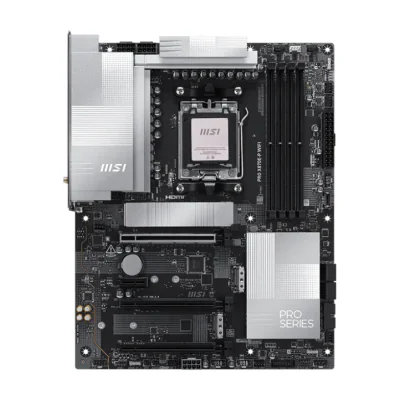 MSI PRO X870E-P WIFI, AMD, Socket AM5, AMD Ryzen 7000 Series, AMD Ryzen 8000 Series, AMD Ryzen 9000 Series, Socket AM5, DDR5-SDRAM, 256 GB